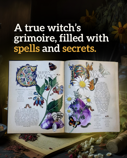 Secret Grimoire of Plant and Crystal Magic