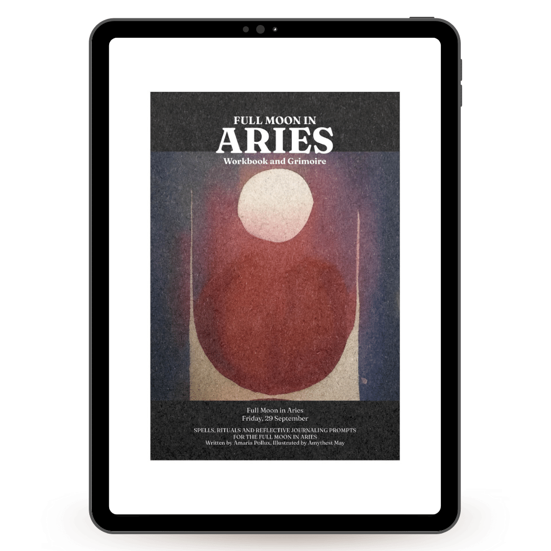 Digital Full Moon in Aries Journal