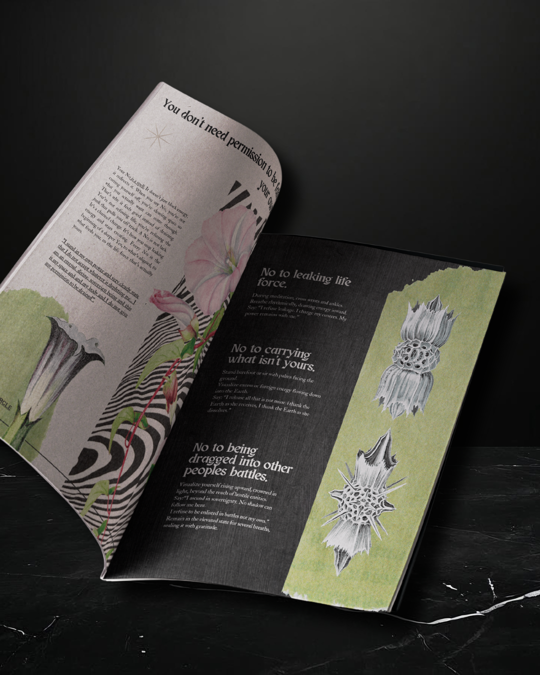 No As a Spell, The Witches Circle Zine, Volume Two, Printed Edition
